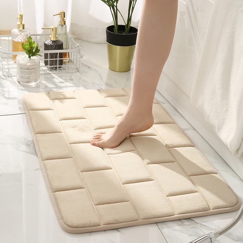 Tapis de bain antidérapant absorbant