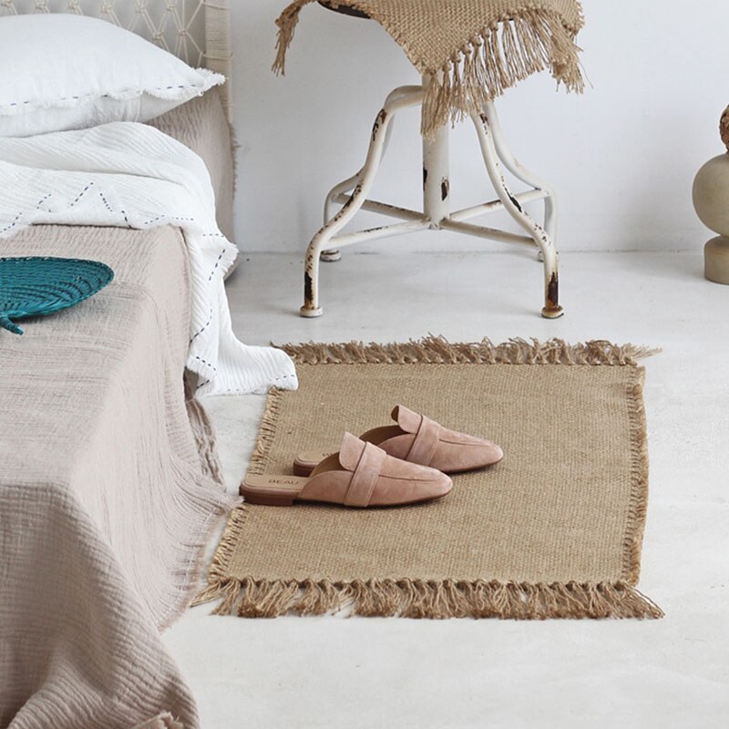 Tapis en Jute tissé à la main